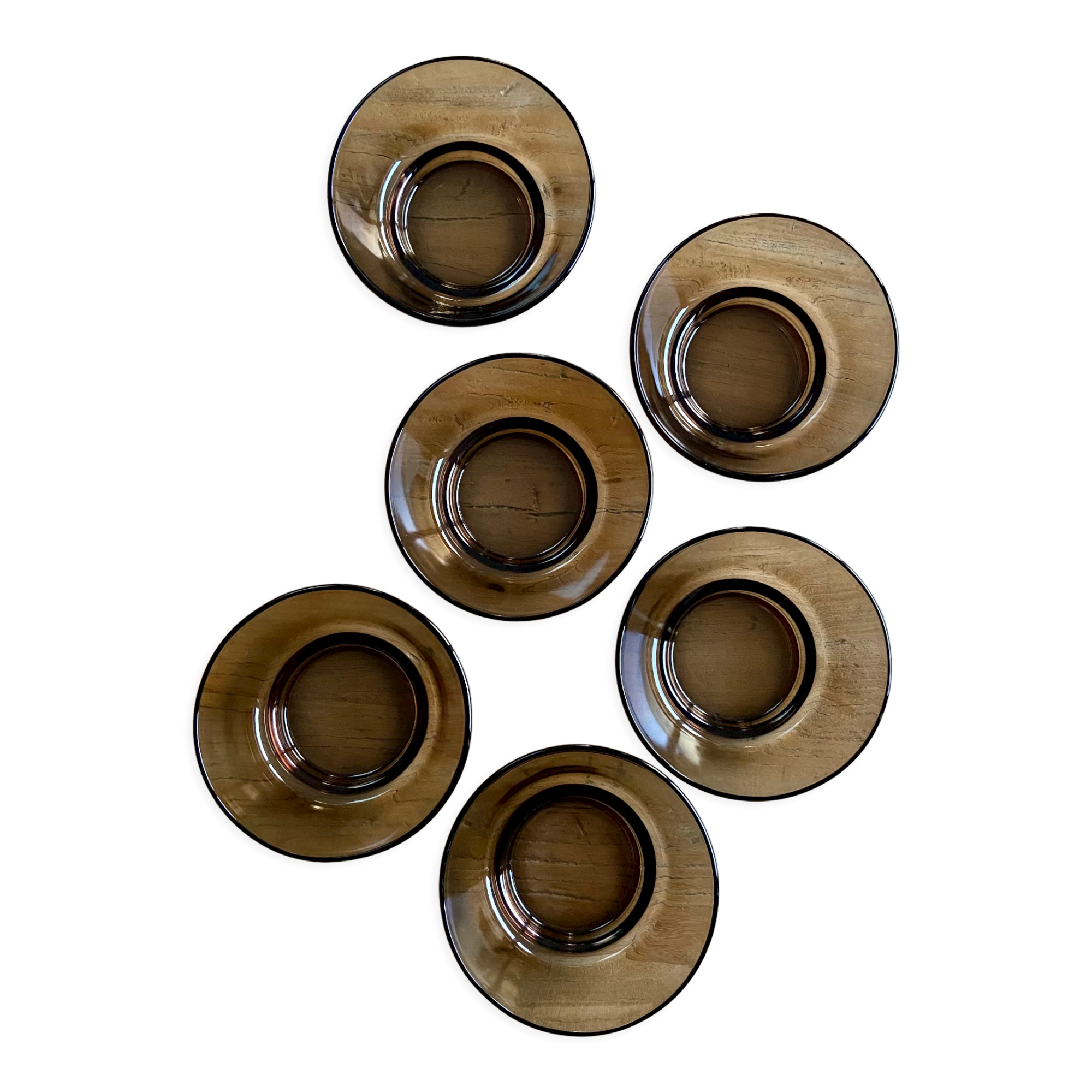 Set de 6 coupelles Vereco France vintage