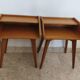 Compass leg bedside tables