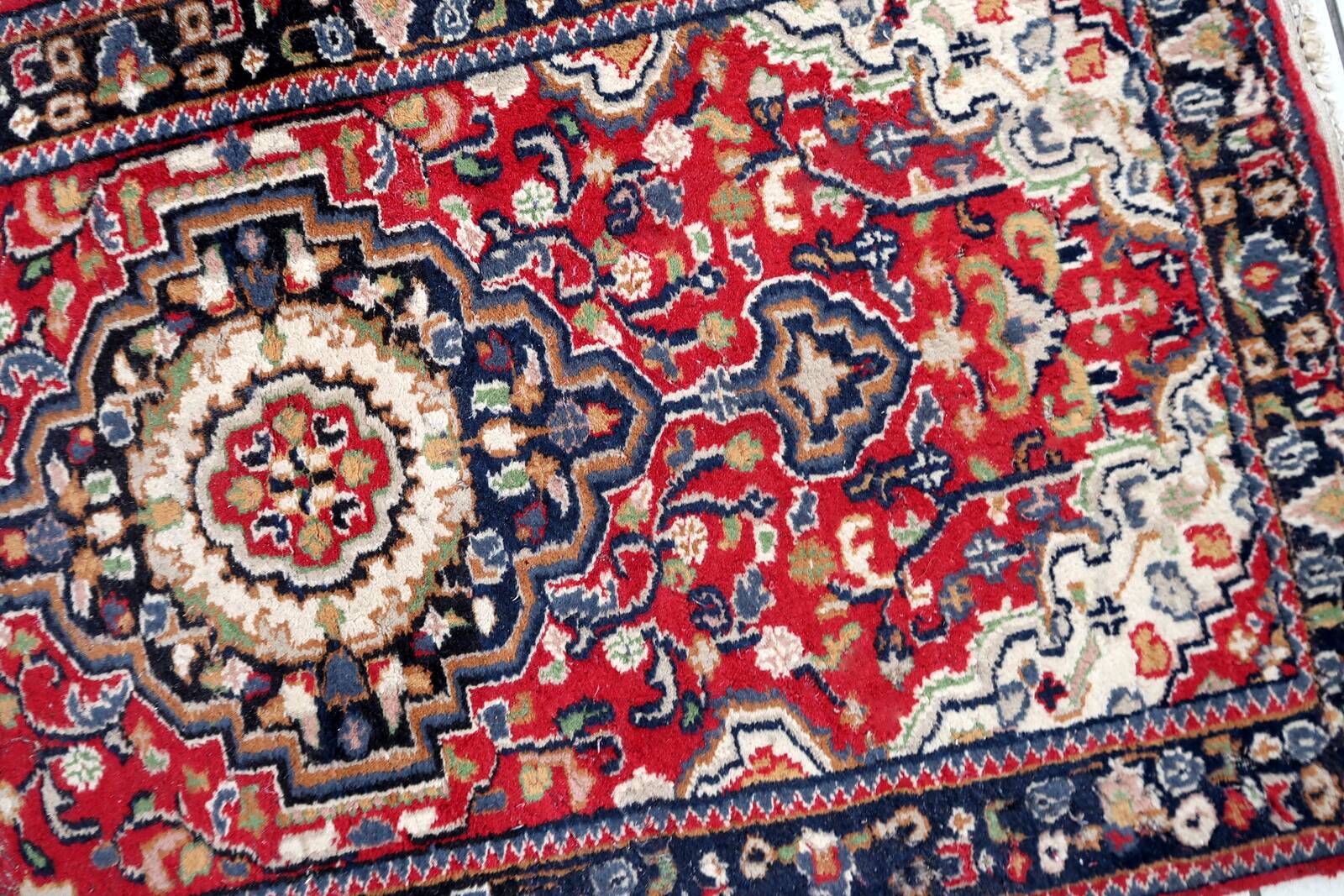 Tapis vintage du Moyen-Orient Malayer fait main en laine – 80 x 289 cm 1950