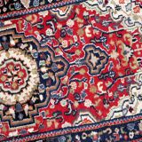 Tapis vintage du Moyen-Orient Malayer fait main en laine – 80 x 289 cm 1950
