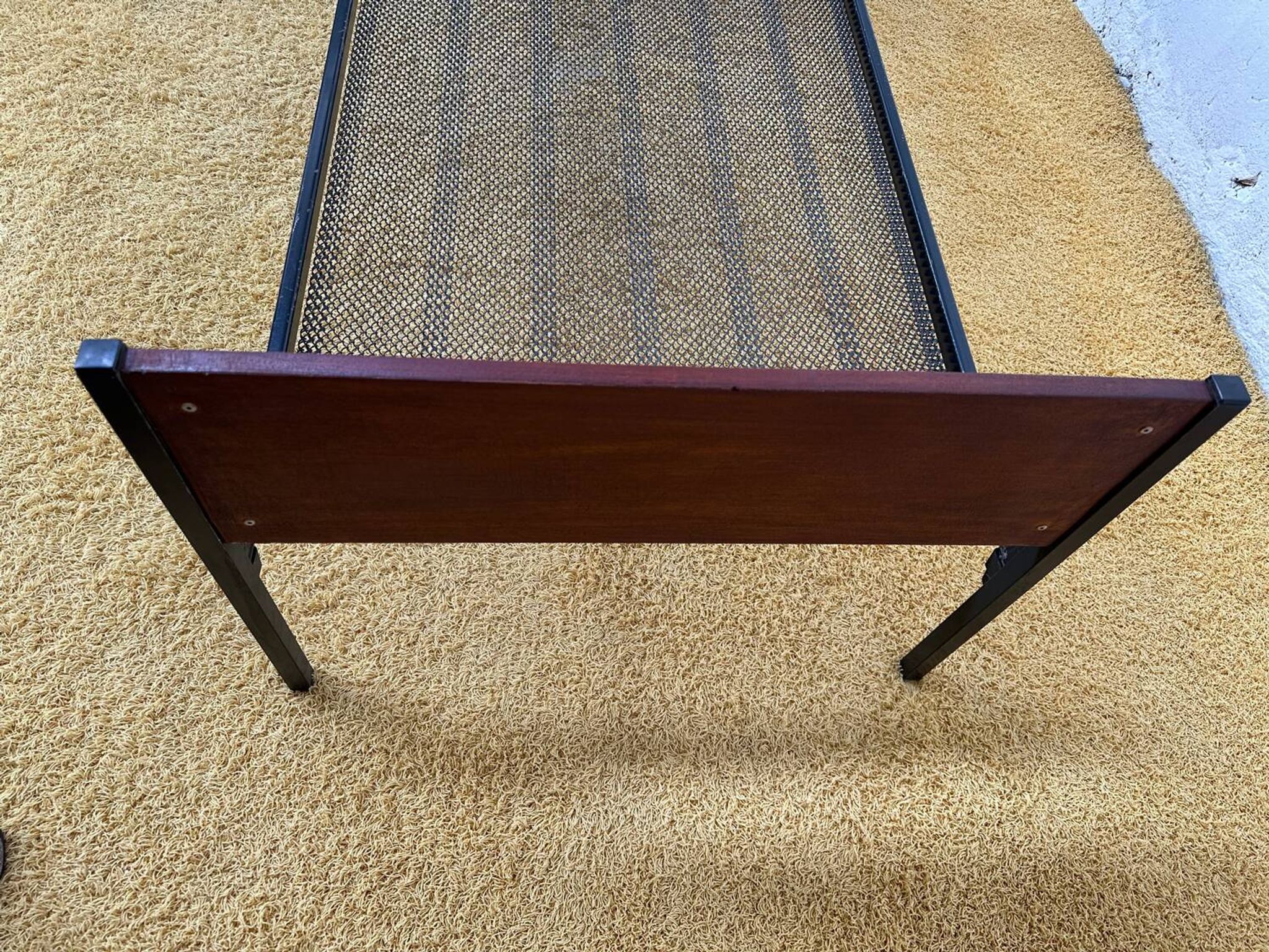 Daybed ou lit simple scandinave placage teck