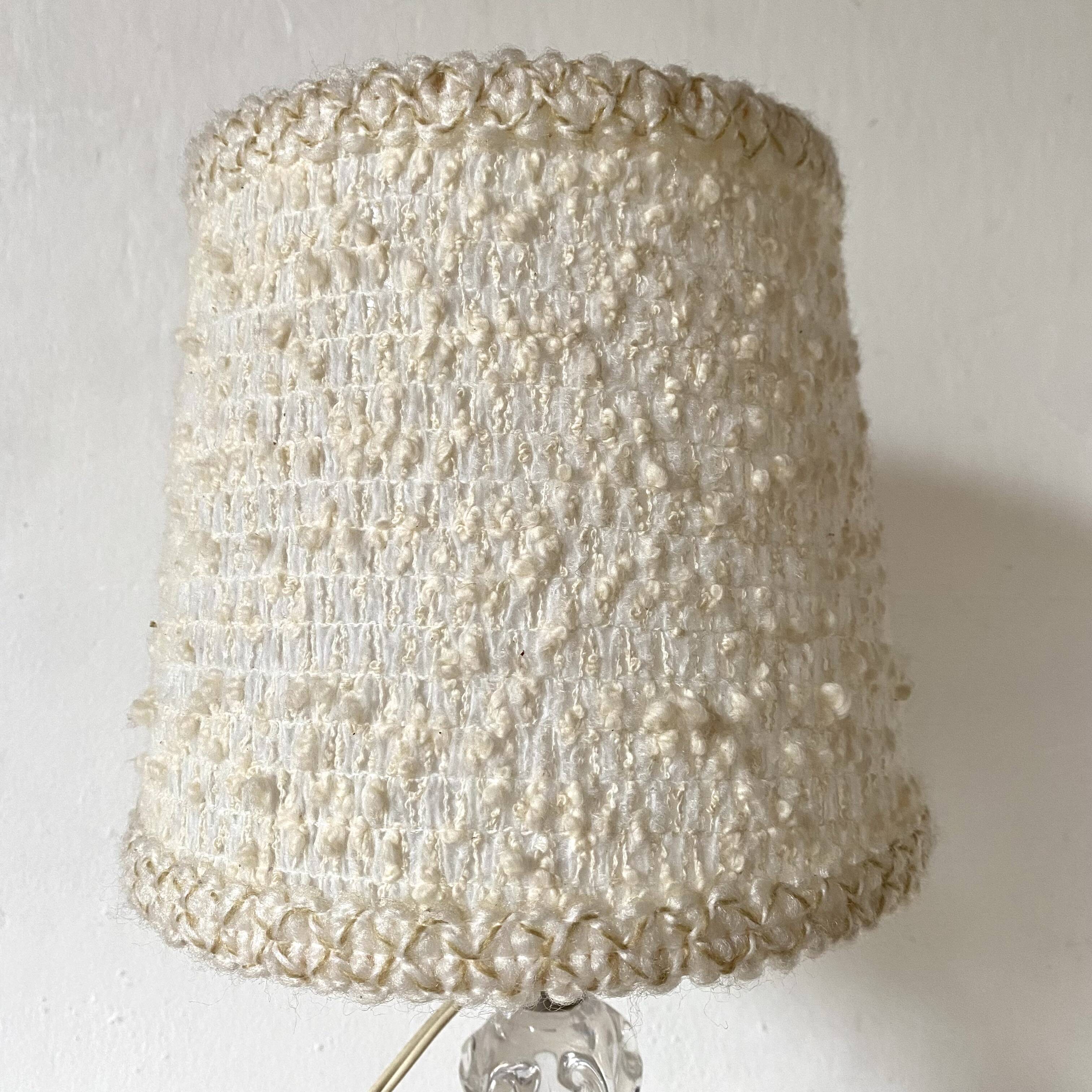 Daum style crystal lamp, 1950s