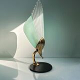 Pair of Nefertiti Murano table lamps