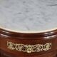 Small Tambour Table in Mahogany, Louis XVI style – Late 19th century