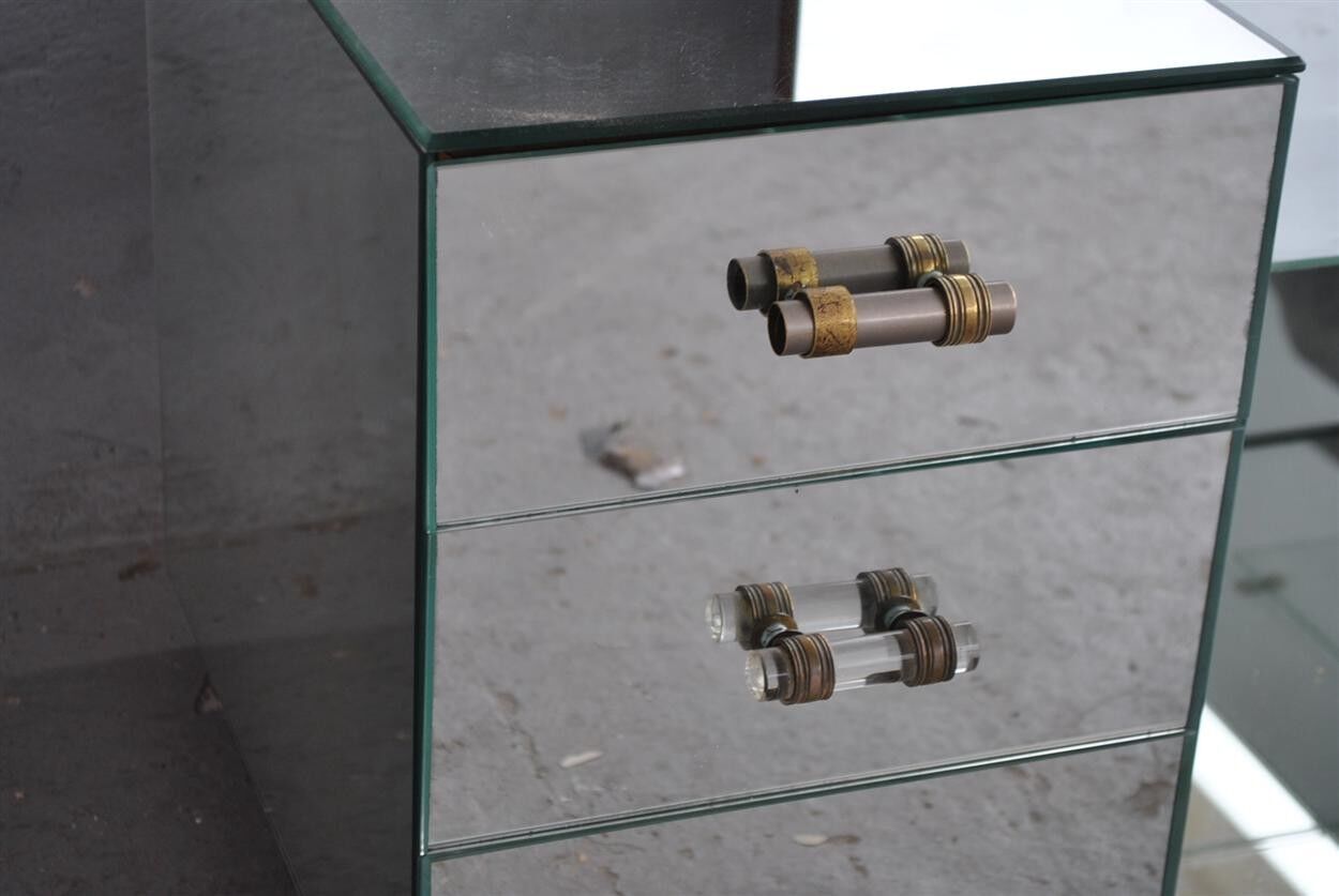 Dressing table mirror style 1940-6 drawers