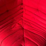 Togo / red corner chair Ligne Roset