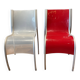 Pair of FPE chairs by Ron Arad for Kartell translucent and red Italy