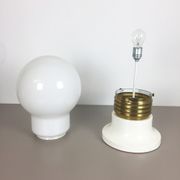 Modernist vintage 1970s italian Giant Glass Bulb Table / Floor Light