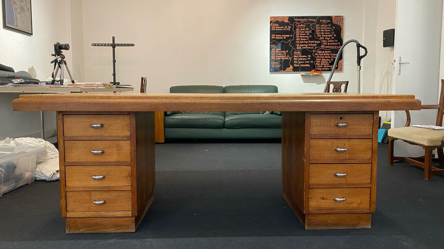Very large desk from the 1930s.