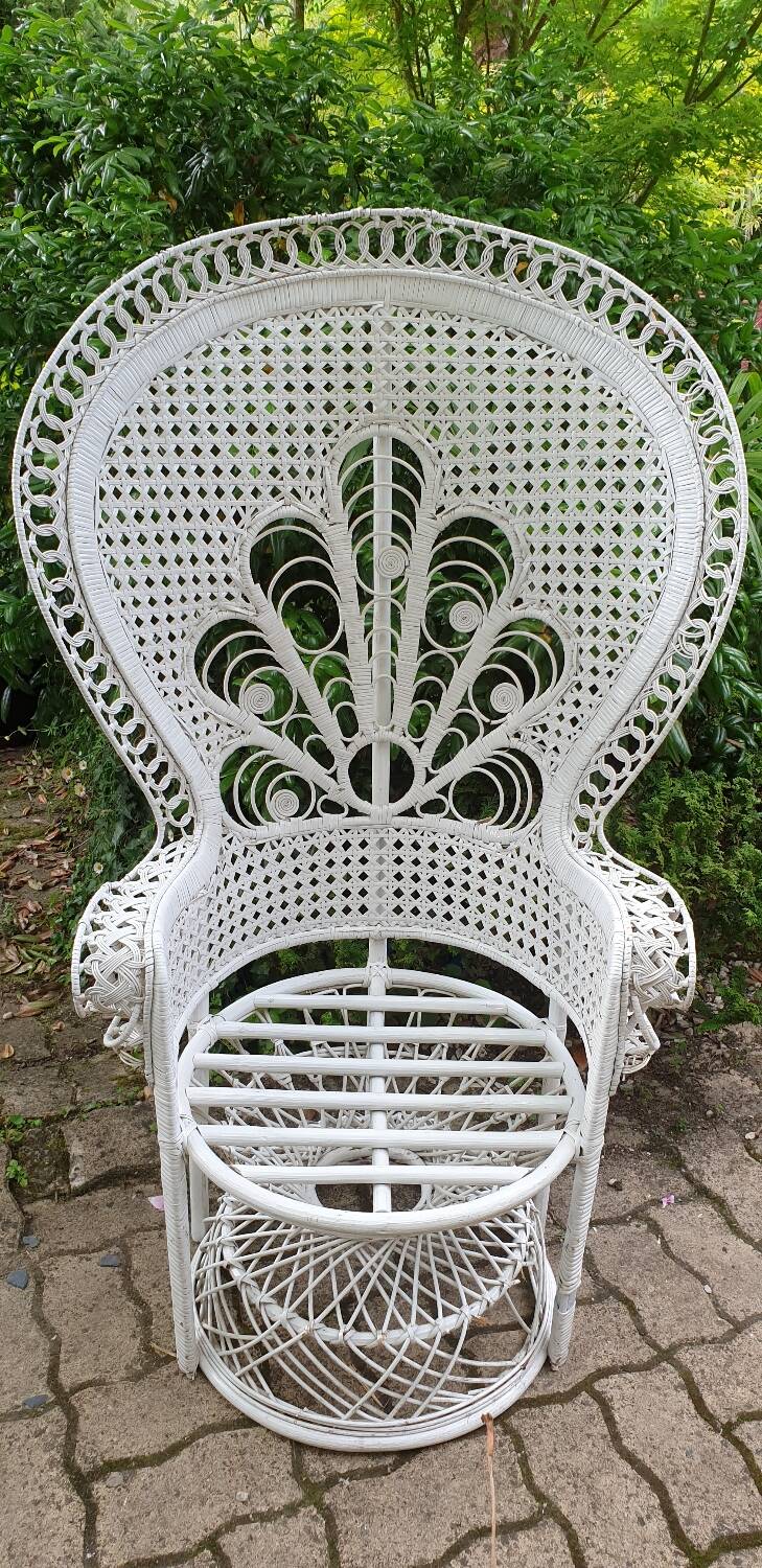Emmanuelle rattan armchair