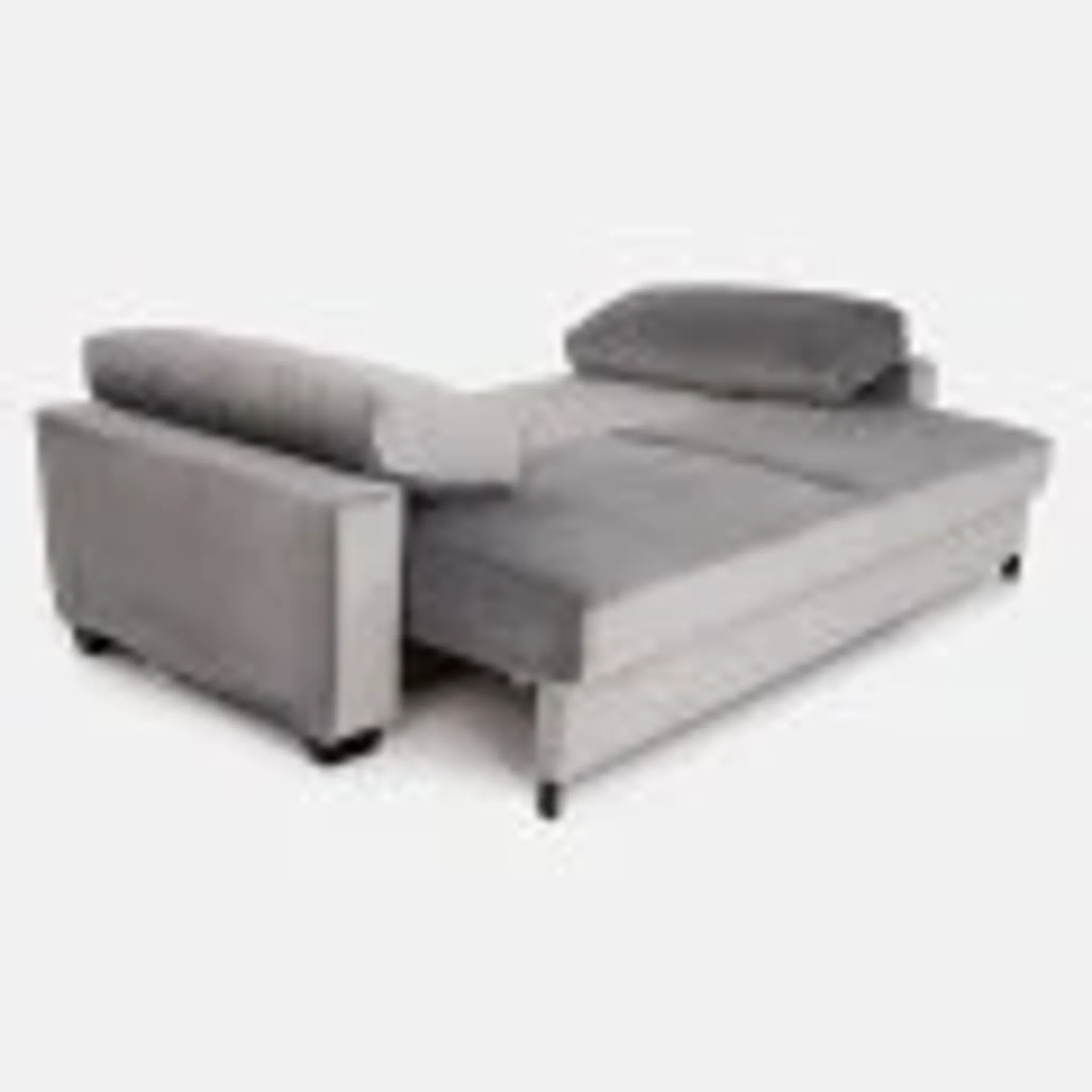 Sofa REJKIAVIK silver velour, Scandinavian design