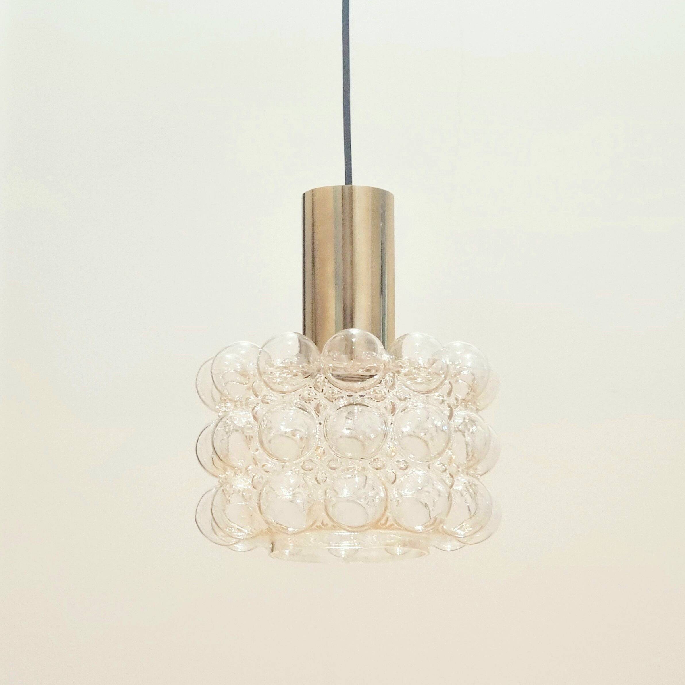Mid-Century Bubble Glass Ceiling Light by Helena Tynell for Limburg, 1960s