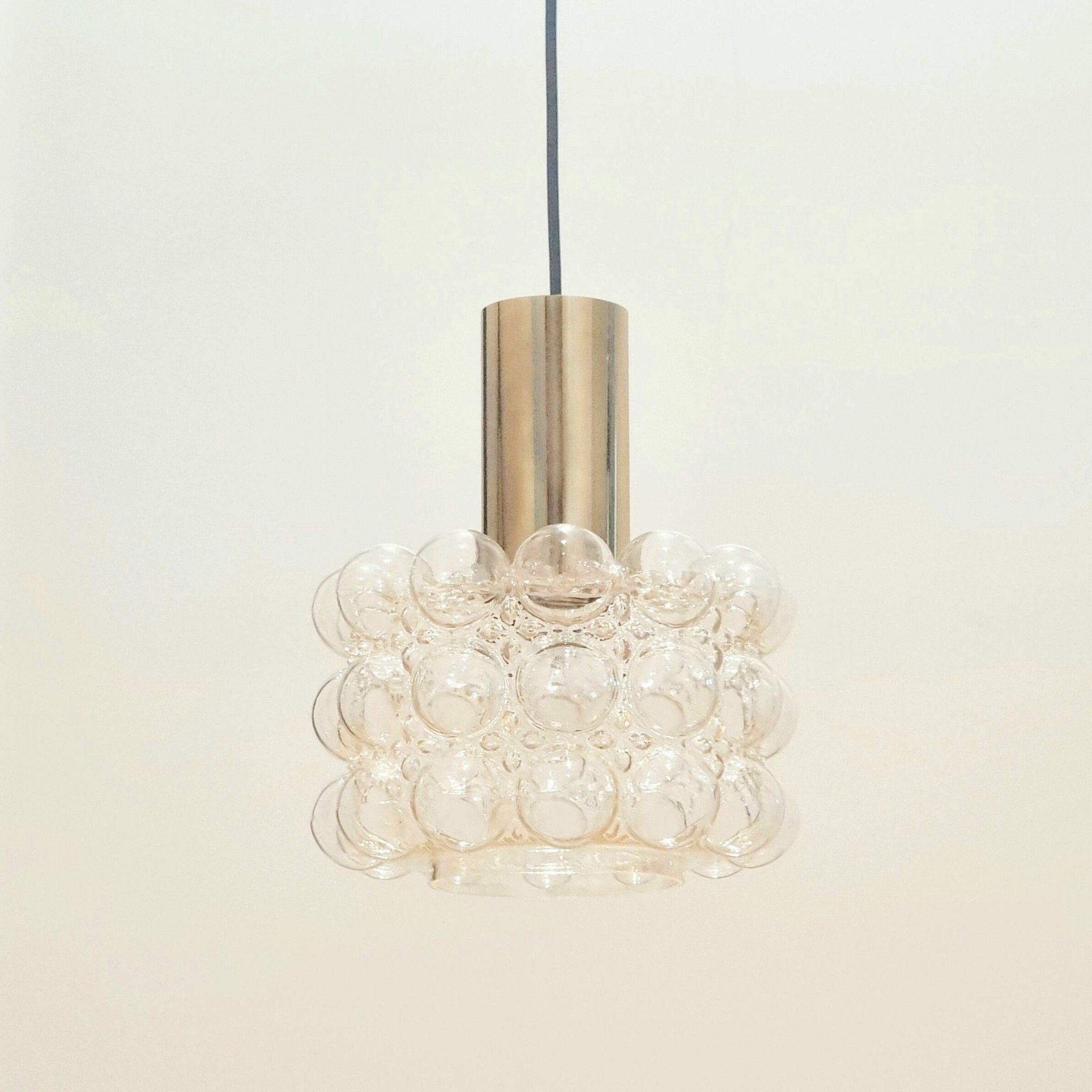 Mid-Century Bubble Glass Ceiling Light by Helena Tynell for Limburg, 1960s