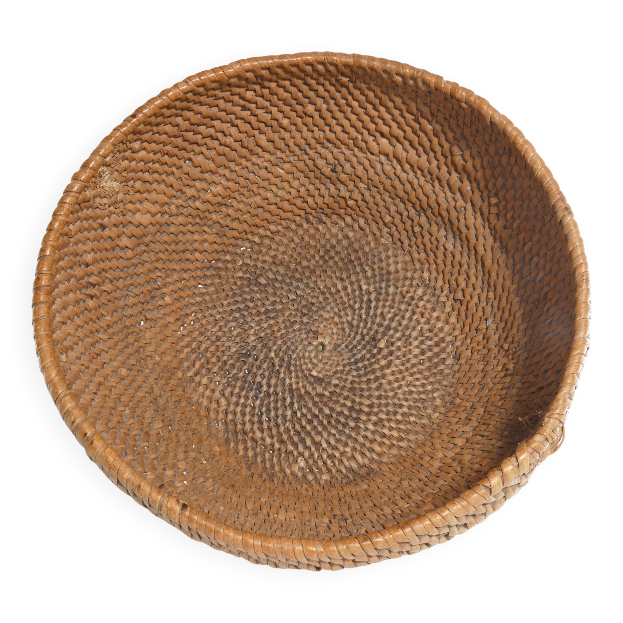 Swedish Folk Art Root Basket, Sweden 19th century