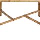 Audoux Minnet style coffee table in rattan and ceramic by Georges Chassin