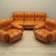 Orange sofa, Space Age design, 1960s, production: Italy