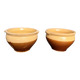 2 antique stoneware bowls