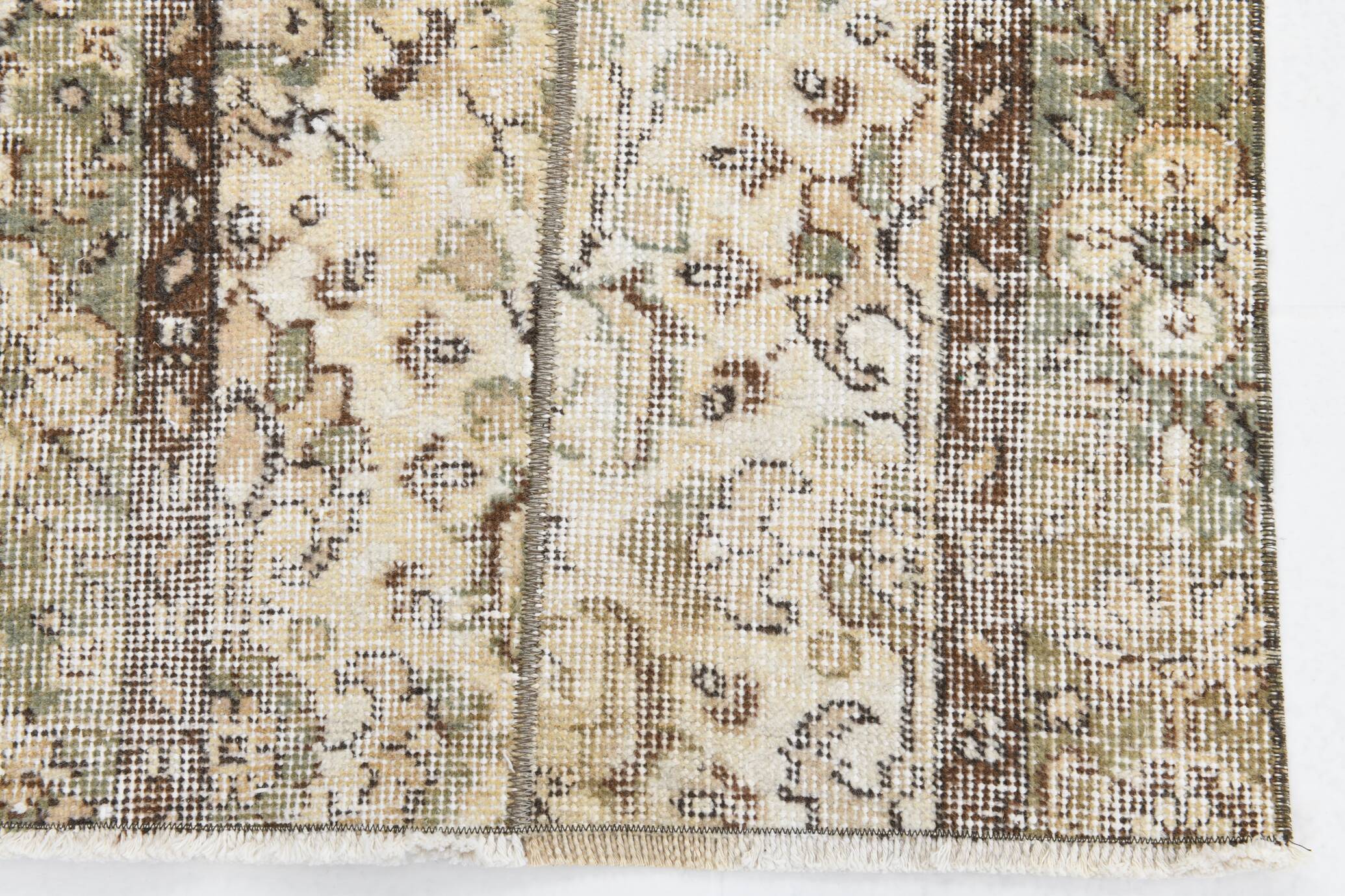 2x8 Shabby Chic Rug For Kitchen Vintage Runner Rug, 64x241Cm