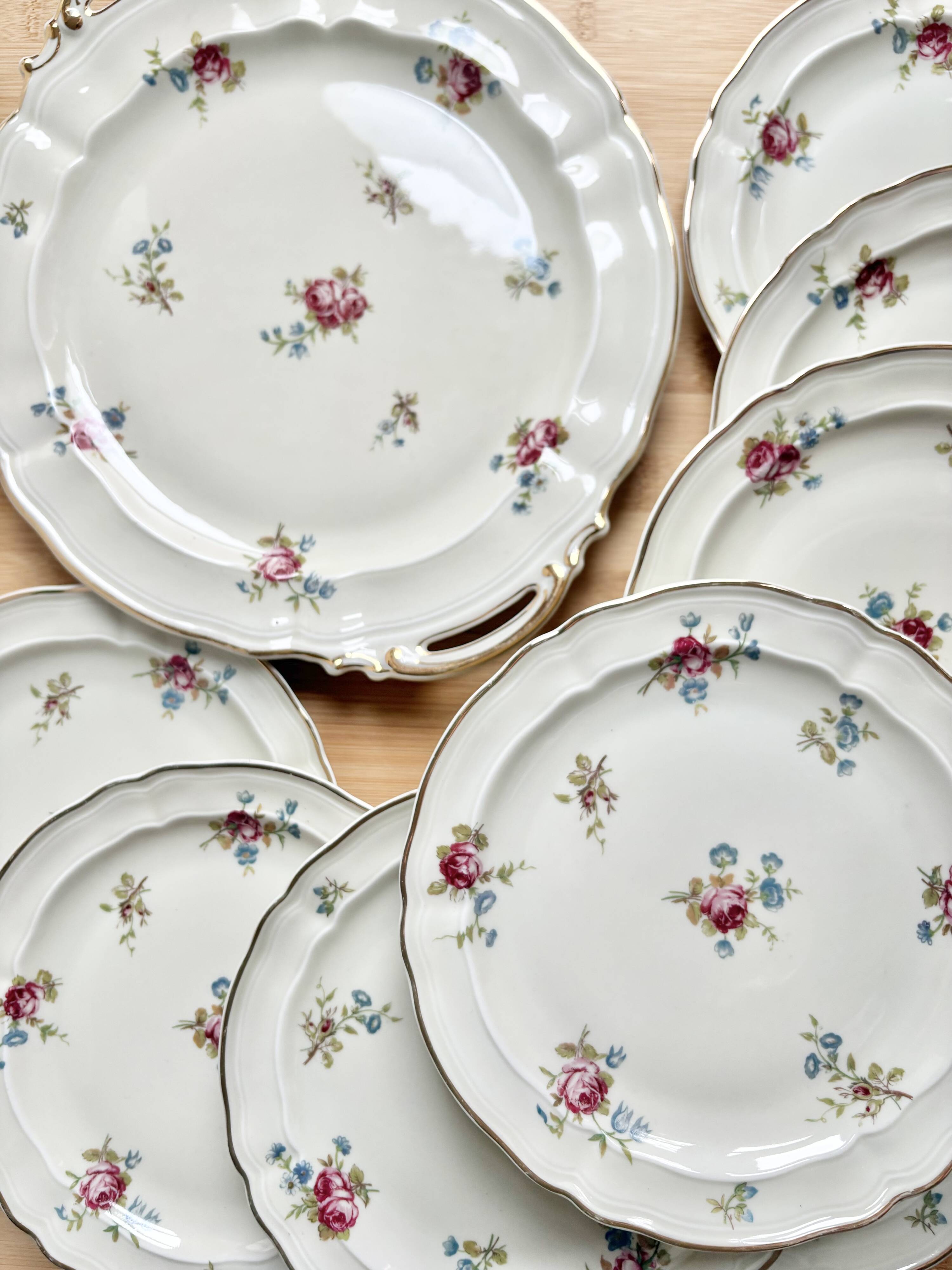 Service à dessert Bernardaud Porcelaine fine