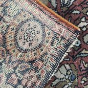 Old Persian carpet end Sarogh handmade 102 X 142 CM