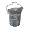 vintage metal decal bucket