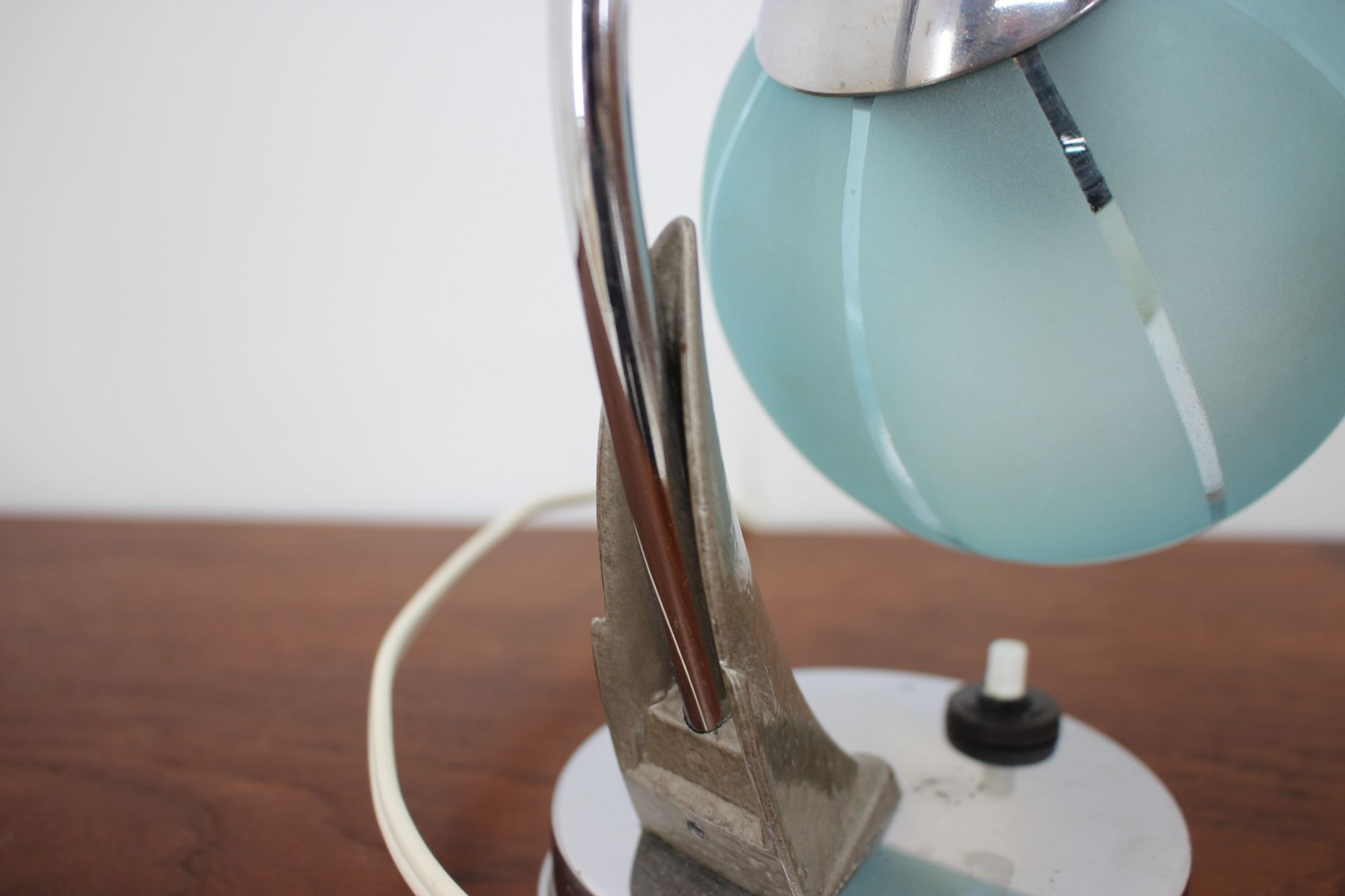 Mid-century blue table lamp, 1950´s.