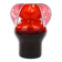 Donkey vase, red glass, designed by C. Zuber, Poland, 1970s