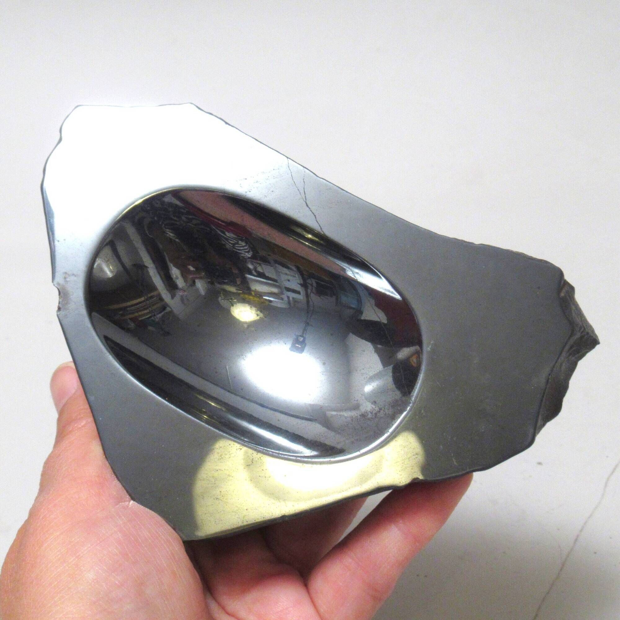 Brutalist Empty Pocket in metal ore 1970s
