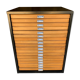 Meuble de métier d'imprimerie
