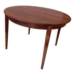 Titre : table ronde vintage - palissandre rio