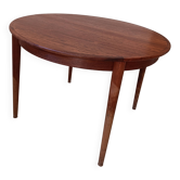 Titre : Table ronde vintage en Palissandre de Rio – MSE Møbler (Danemark,)