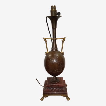 Lampe vase Cahieux & Barbedienne