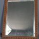 Old louis XVI style mirror carved wood, beveled ice 31x25 cm SB