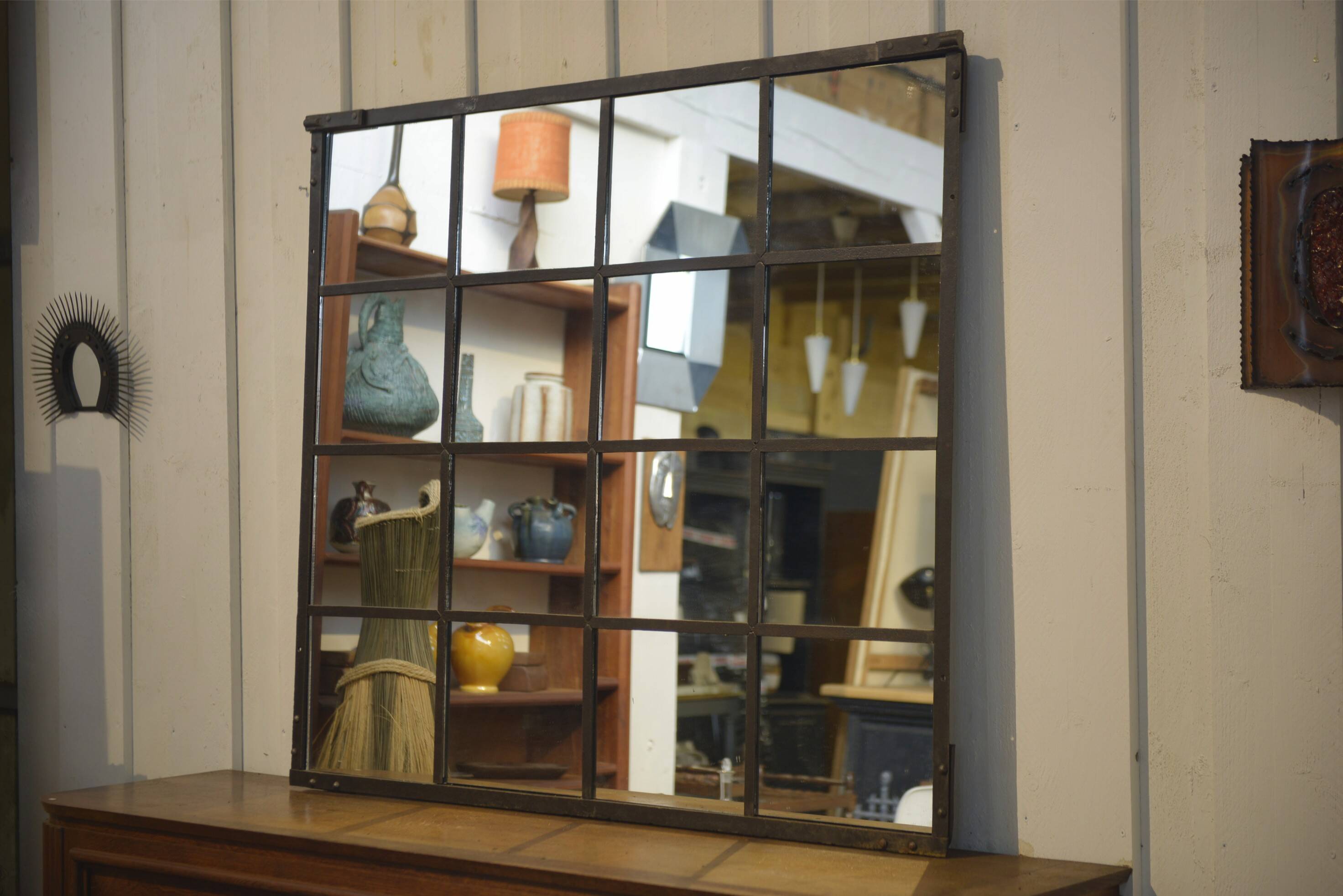 1950s industrial mirror