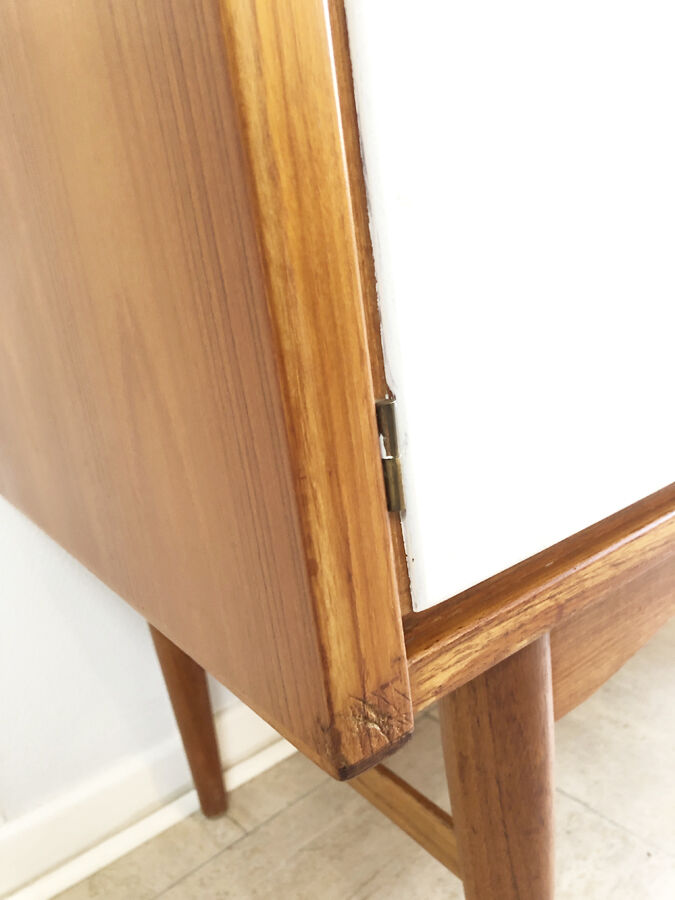 Vintage Scandinavian teak row, 1970