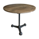 Foot cast iron bistro table on wheels 1930
