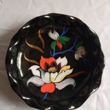 "bouquet - longwy" earthenware cup numbered / vintage