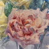 Watercolor bouquet of flowers