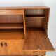 Unique and rare vintage highboard/wall unit from the 1960s made of teak.