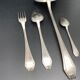 Art Deco silver metal cutlery set