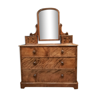 Mahogany toilet chest of drawers
