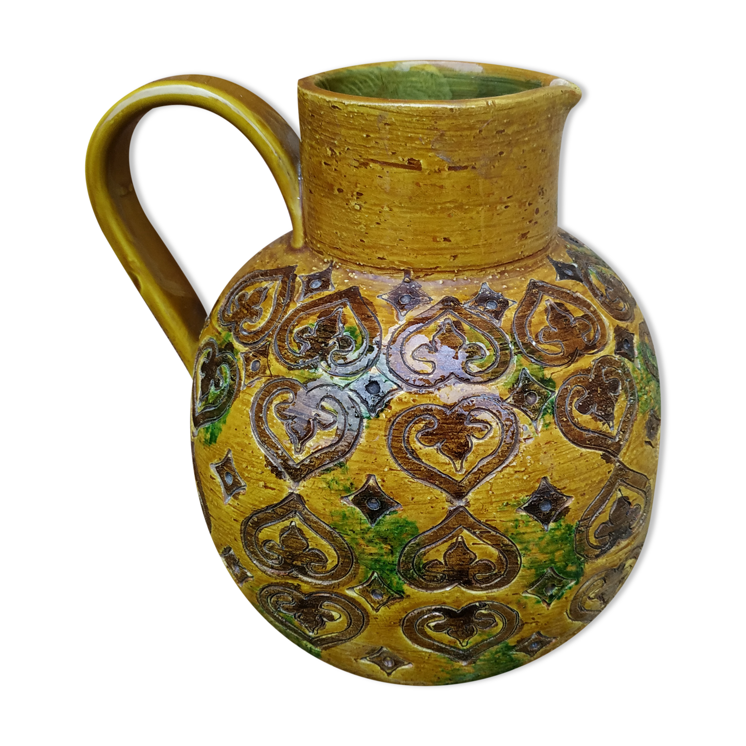 Large pitcher bitossi range Moresco Aldo londi 60s
