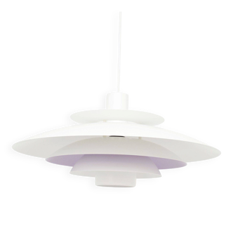 White Scandinavian Form Light lamp, 1970s