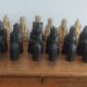 Museum Style Isle of Lewis Chessmen Replica Set with Handcrafted Wooden Box