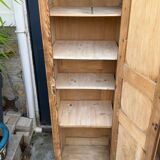 Vintage wooden wardrobe from 1940.