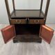 Wood and Brass Cabinet Shelf, Late 19th / Early 20th Century