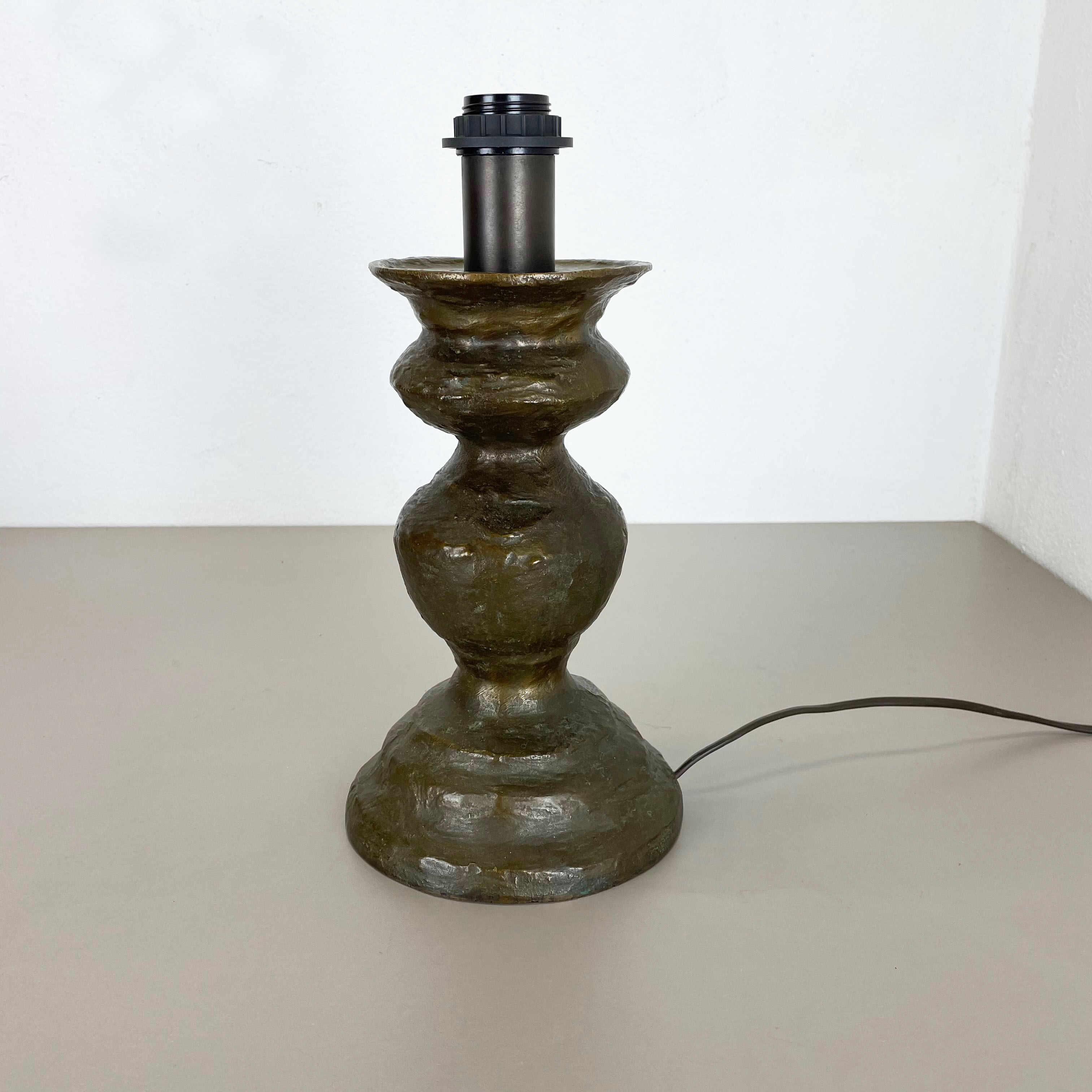 Original Auböck Style Hollywood Regency Bronze Table Light, Austria, 1960s