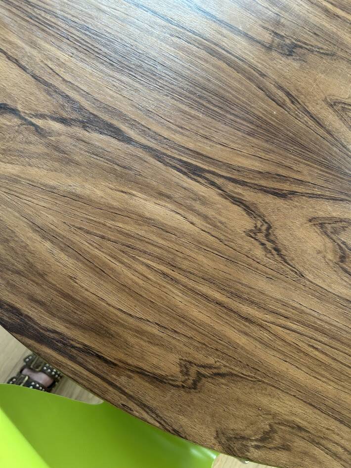 Rosewood table with butterfly extension