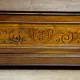 Renaissance bench chest in carved walnut – 19th century