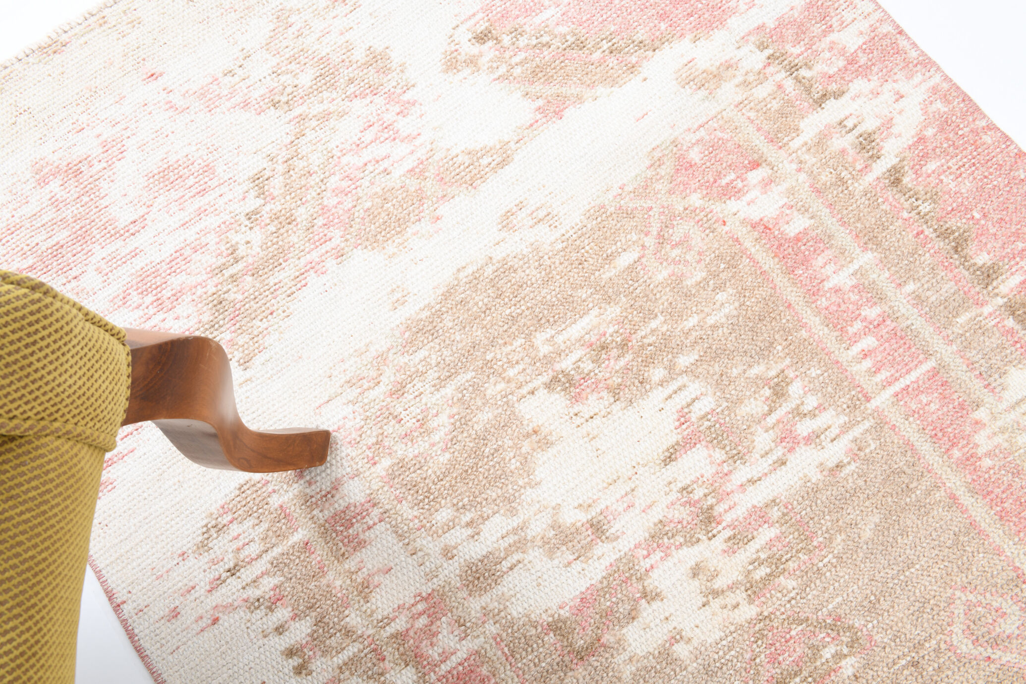 3x13 Distressed Turkish Runner Rug 405x90Cm